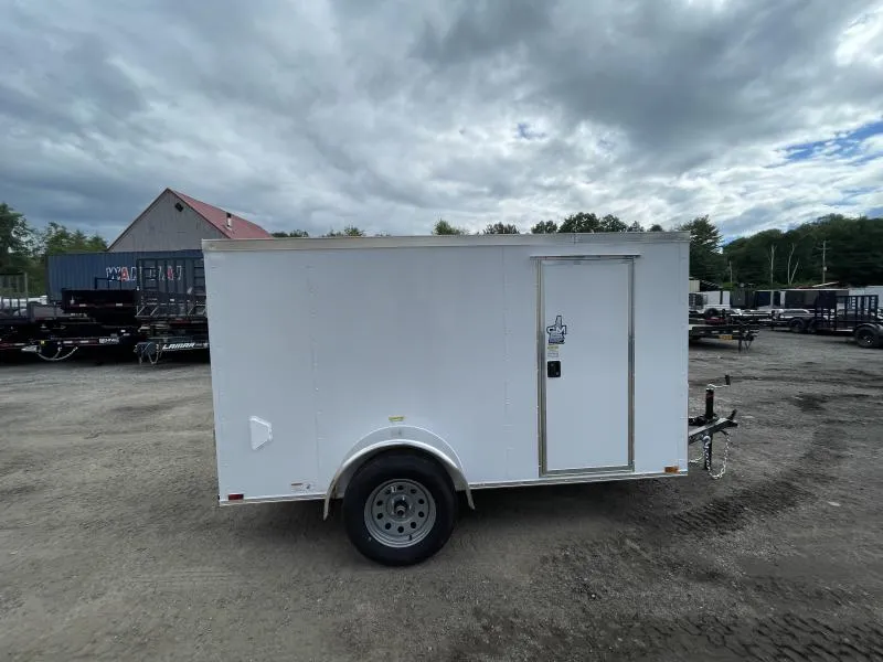 Available color options for the 5x10 enclosed trailer