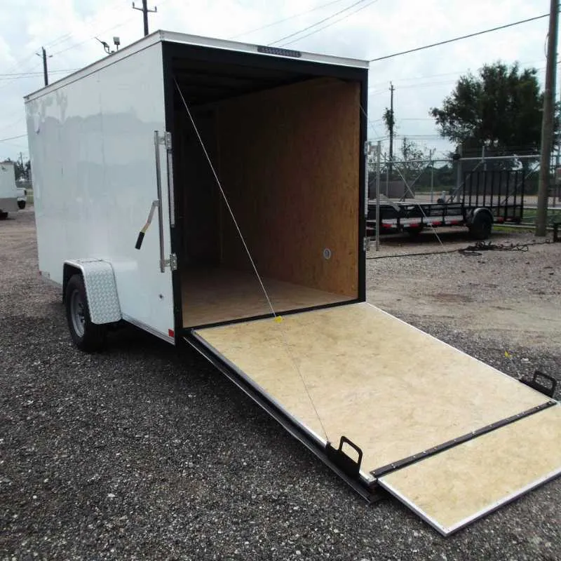 6x12 enclosed trailer ramp door