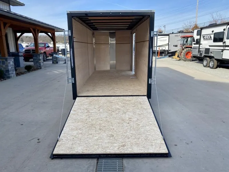 Exterior view of 6x14 enclosed trailer
