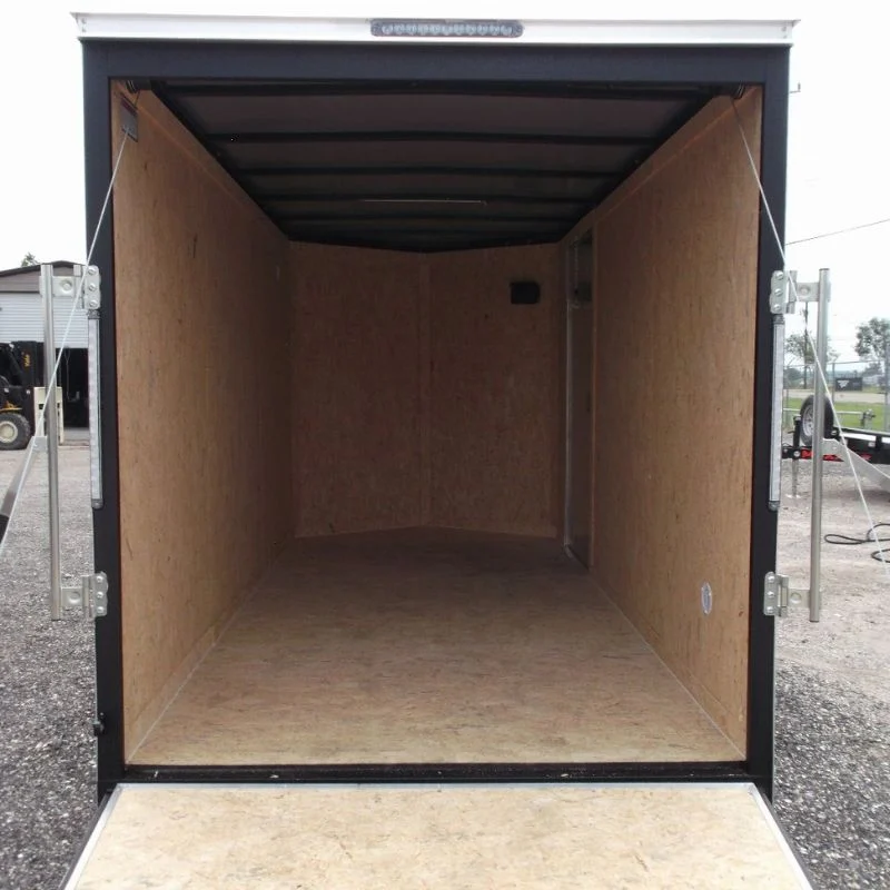 Detailed specifications of 6x14 tandem axle enclosed trailer