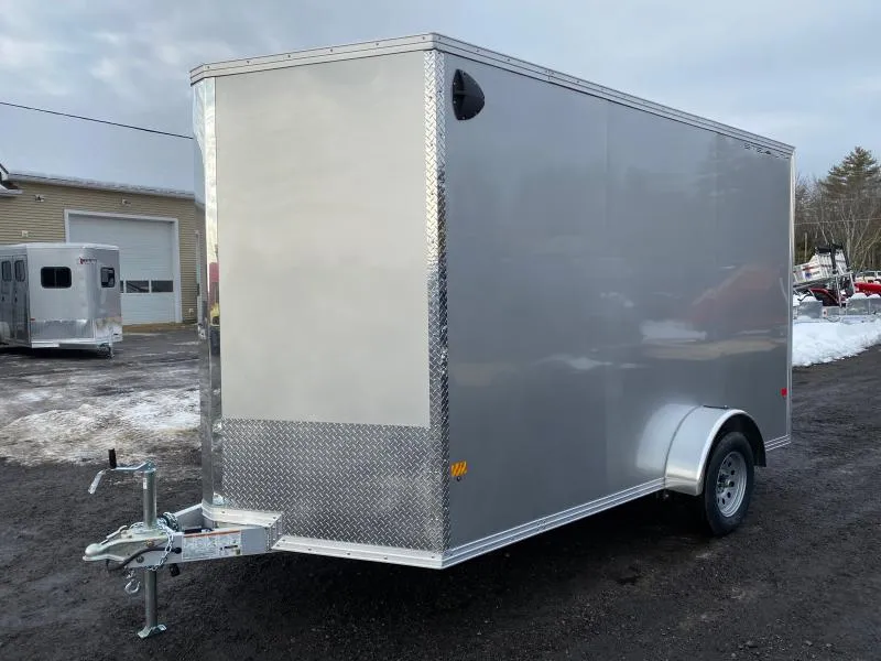 7x12 enclosed trailer - side view