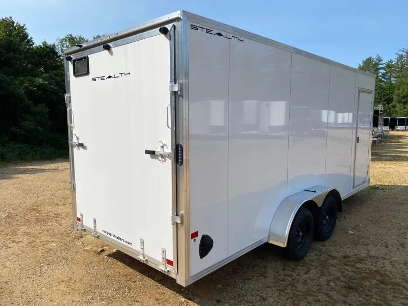 7x18 tandem axle enclosed trailer - frame view