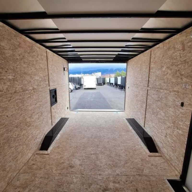 8.5x12 enclosed cargo trailer interior view