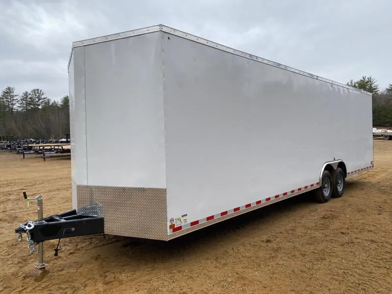 8.5x30 enclosed trailer - side door and tandem axle