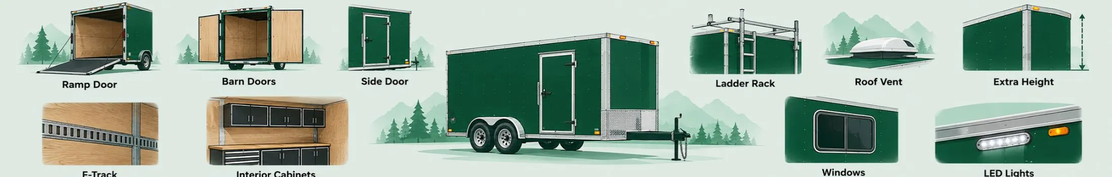 Custom Enclosed Trailer Options - img
