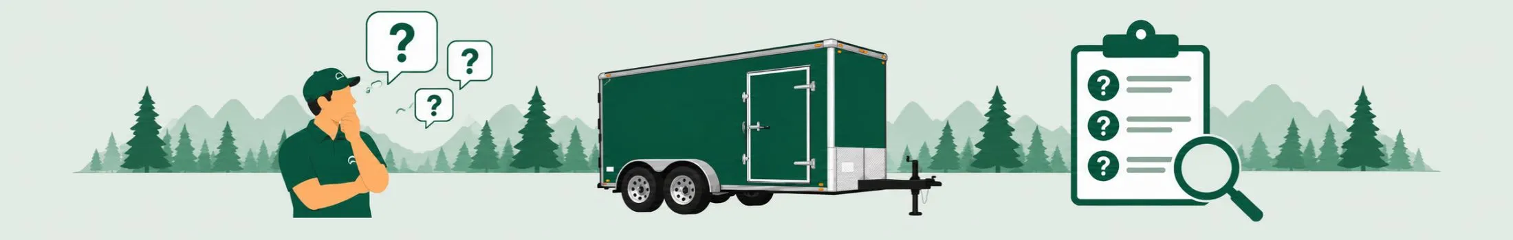 Frequently Asked Questions About Enclosed Trailers for Sale