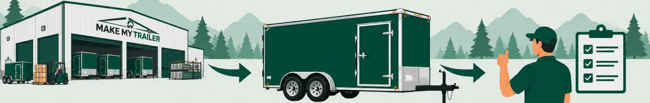 Why Buy an Enclosed Trailer Factory-Direct From Make My Trailer